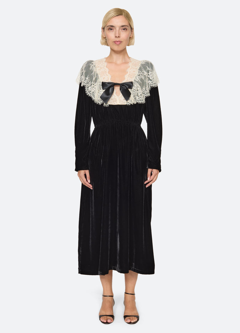 black-lisetta dress-front view 2 - 7