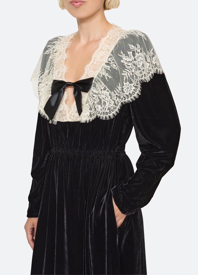 black-lisetta dress-detail view - 8