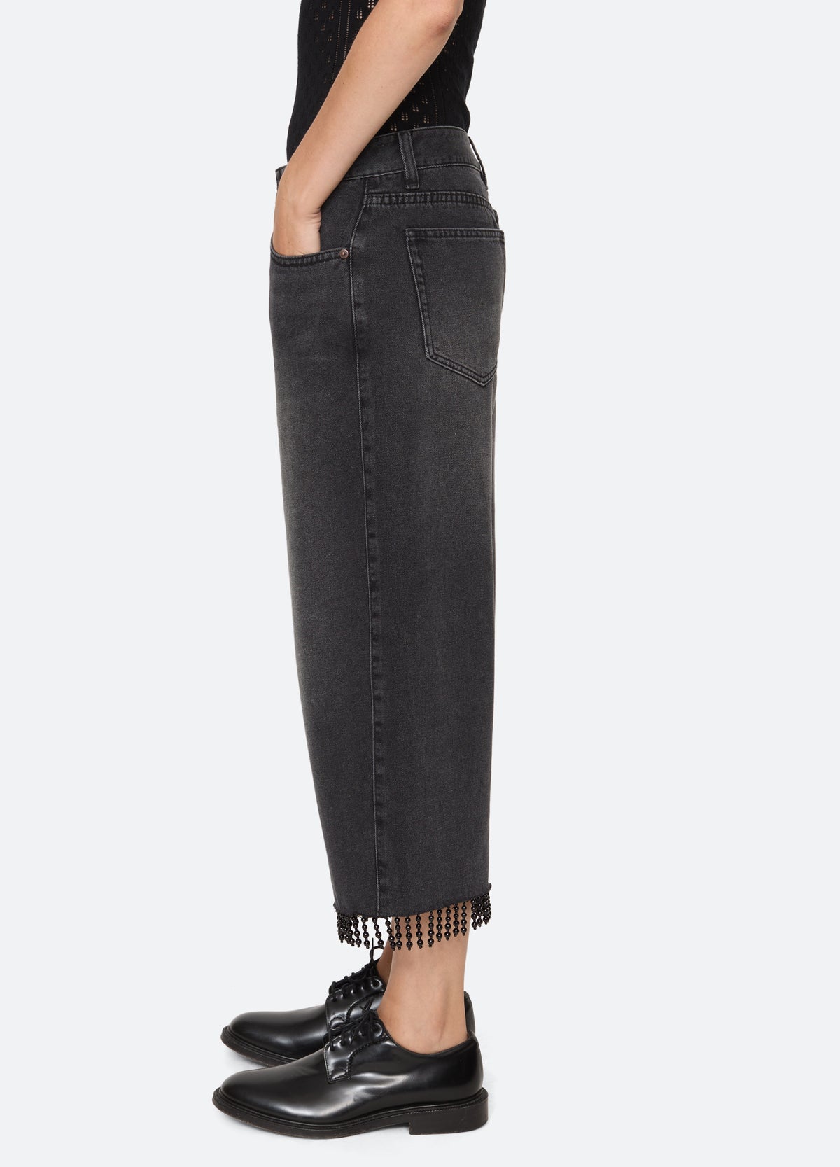 black-lisetta jeans-side view - 4