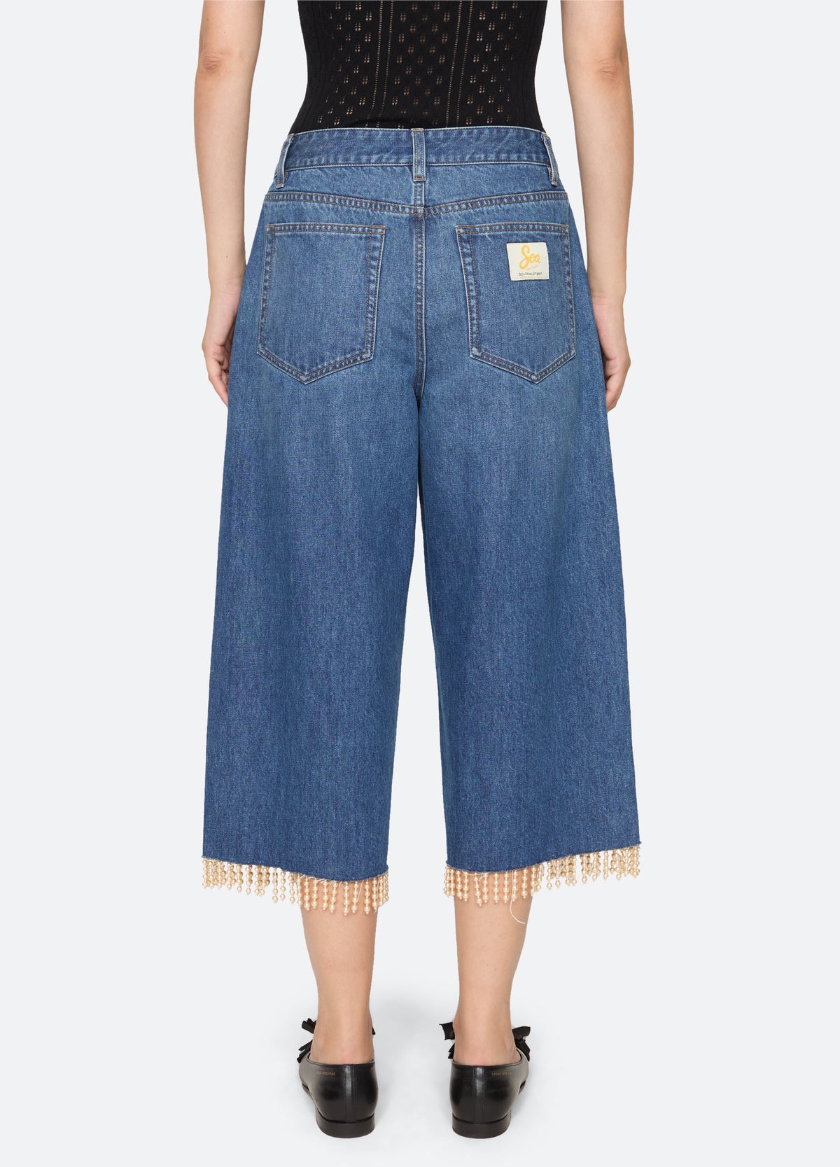 blue-lisetta jeans-back view - 11