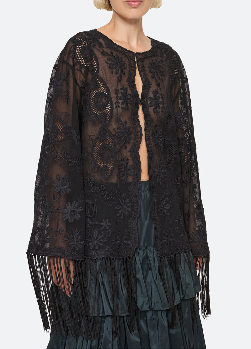 black-lisetta shawl-detail view - 6