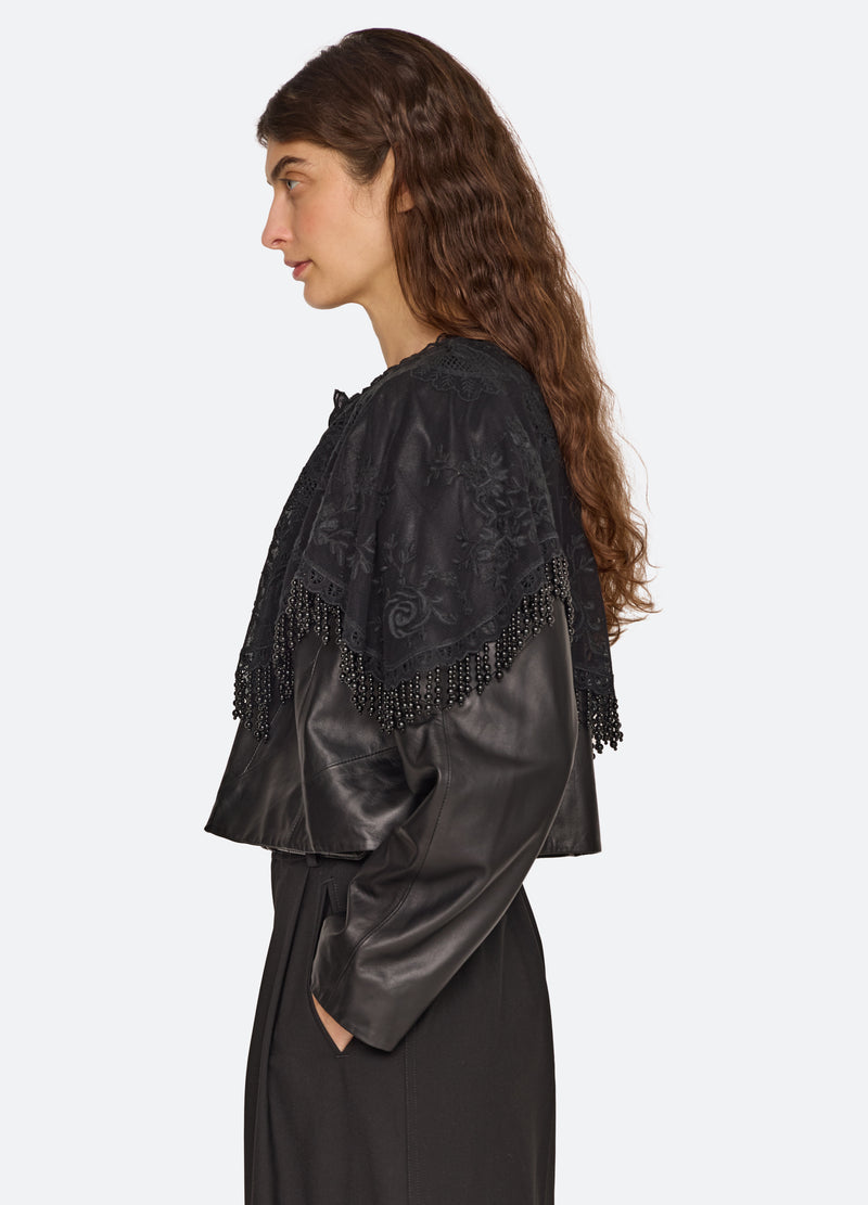 black-lisetta jacket-side view - 4