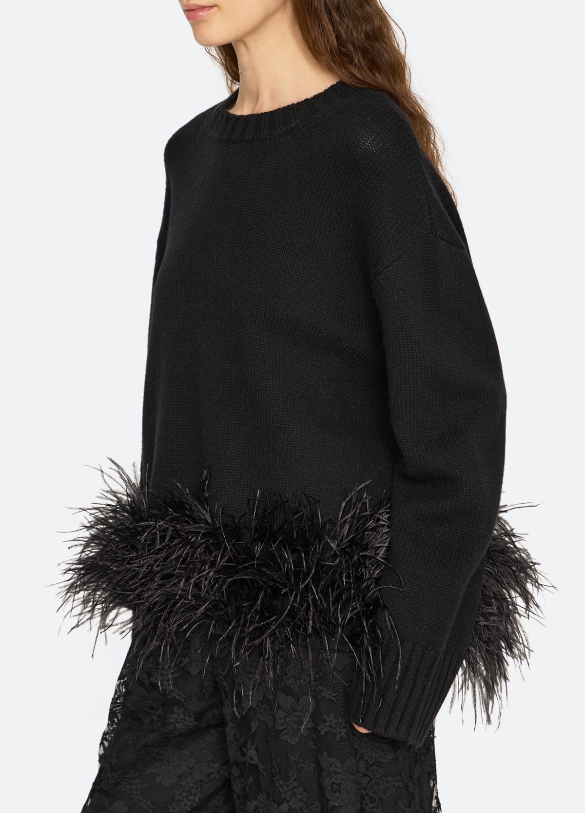 black-zelie sweater-detail view - 6