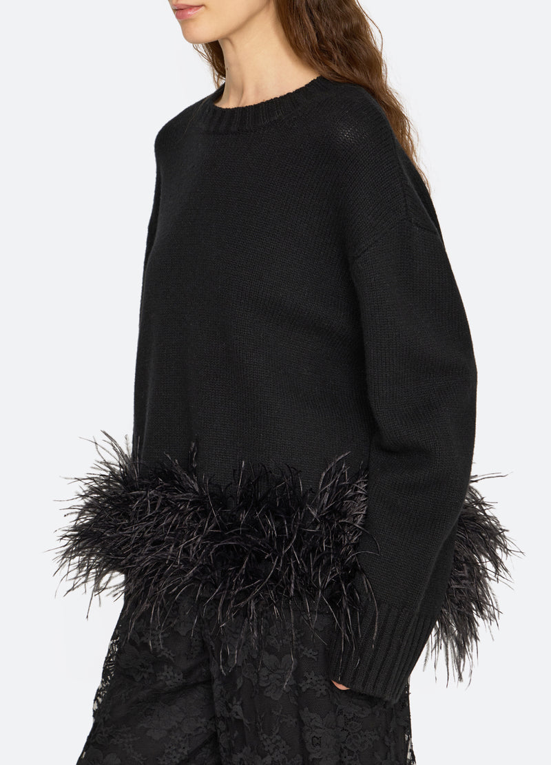 black-zelie sweater-detail view - 6