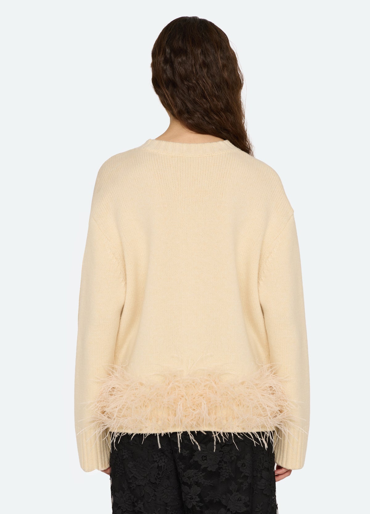 cream-zelie sweater-back view - 11