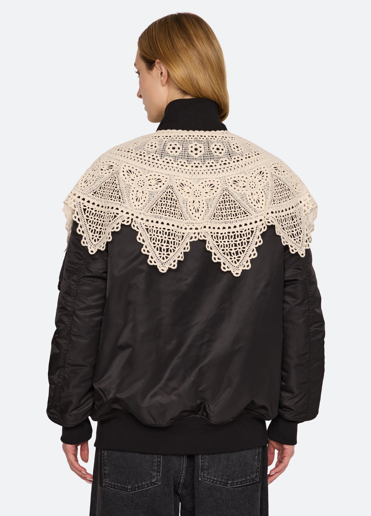 black-annabelle jacket-back view - 3