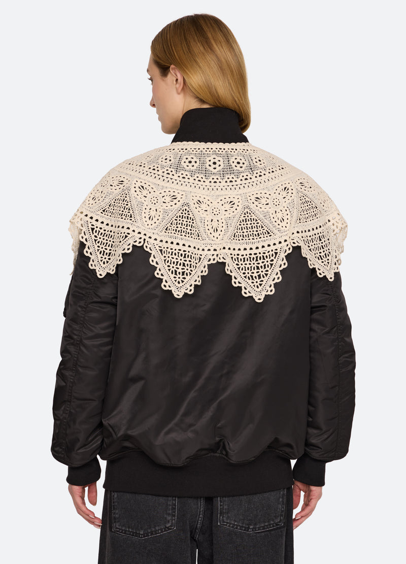 black-annabelle jacket-back view - 3