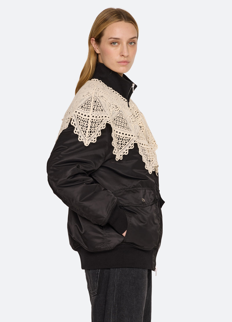 black-annabelle jacket-side view - 4
