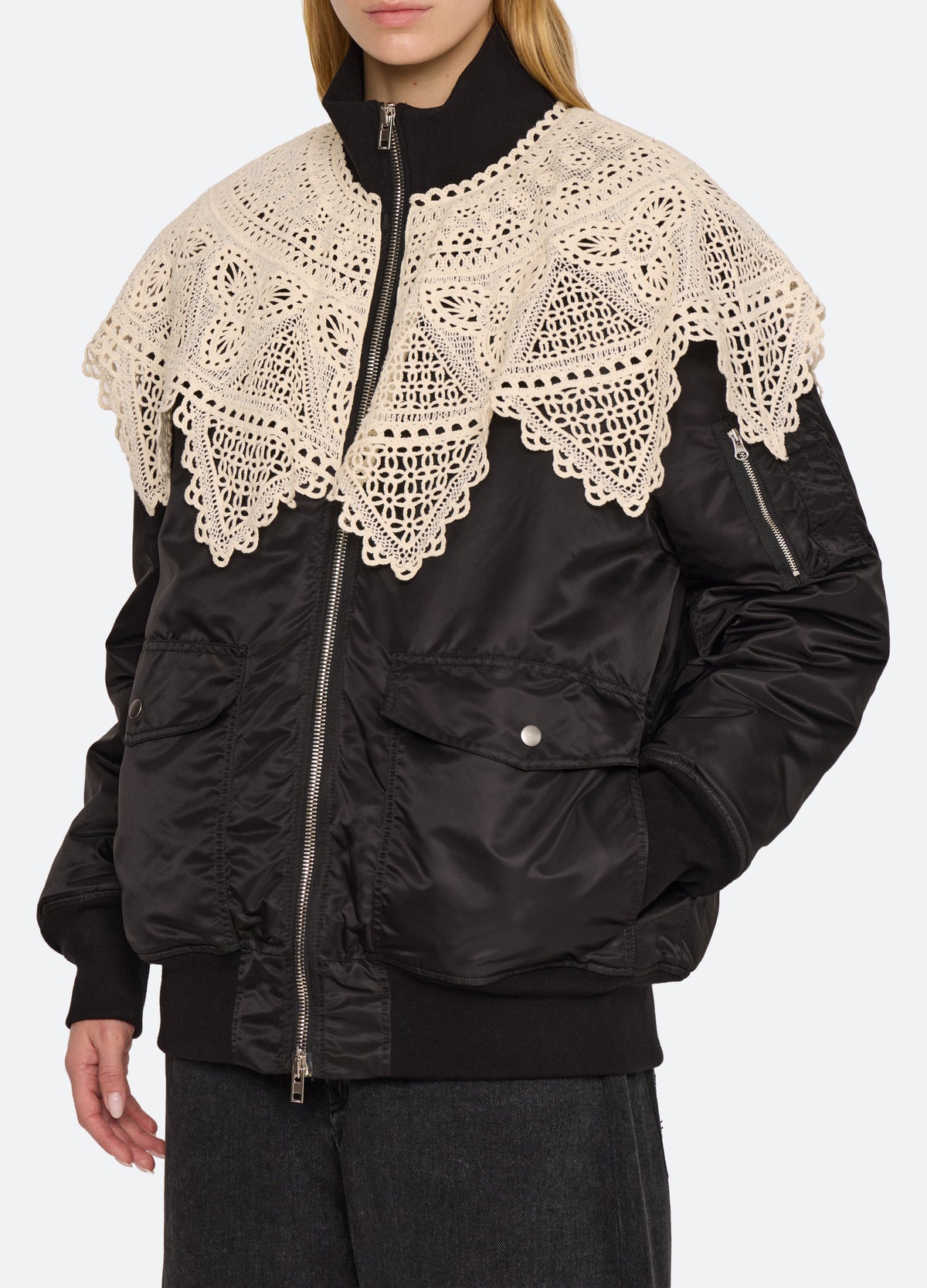 black-annabelle jacket-detail view - 7