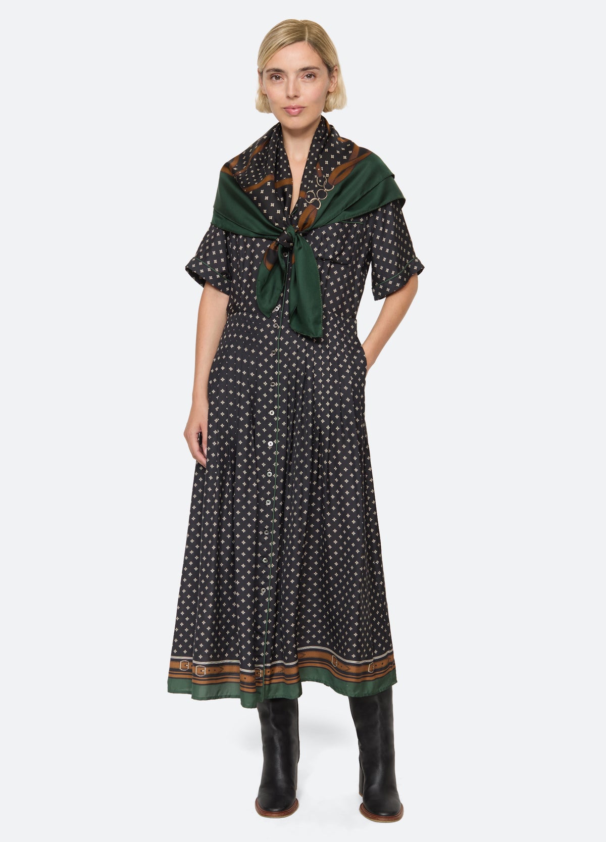 multi-campbell dress-front view - 2