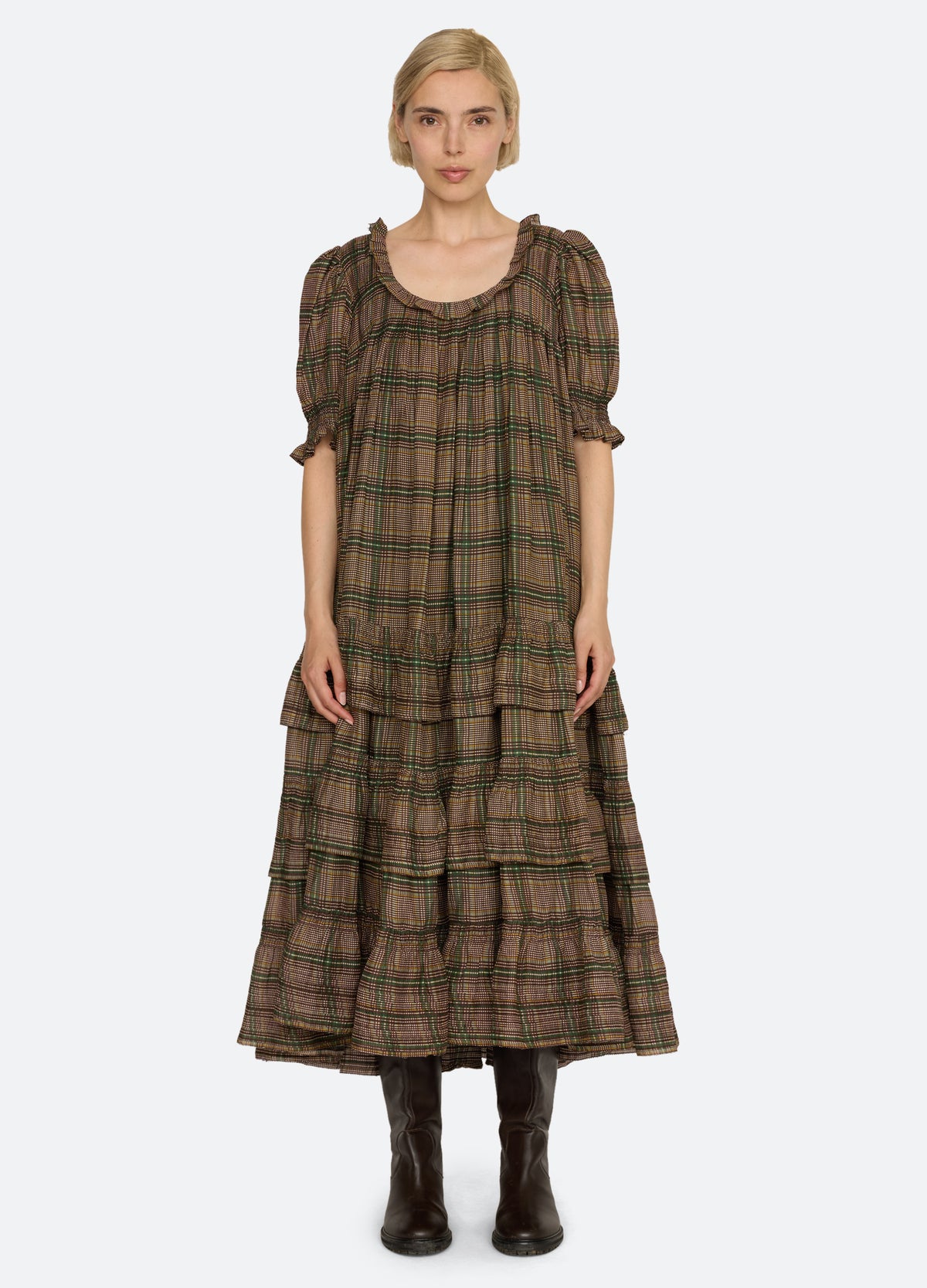 multi-charly dress-front view - 2