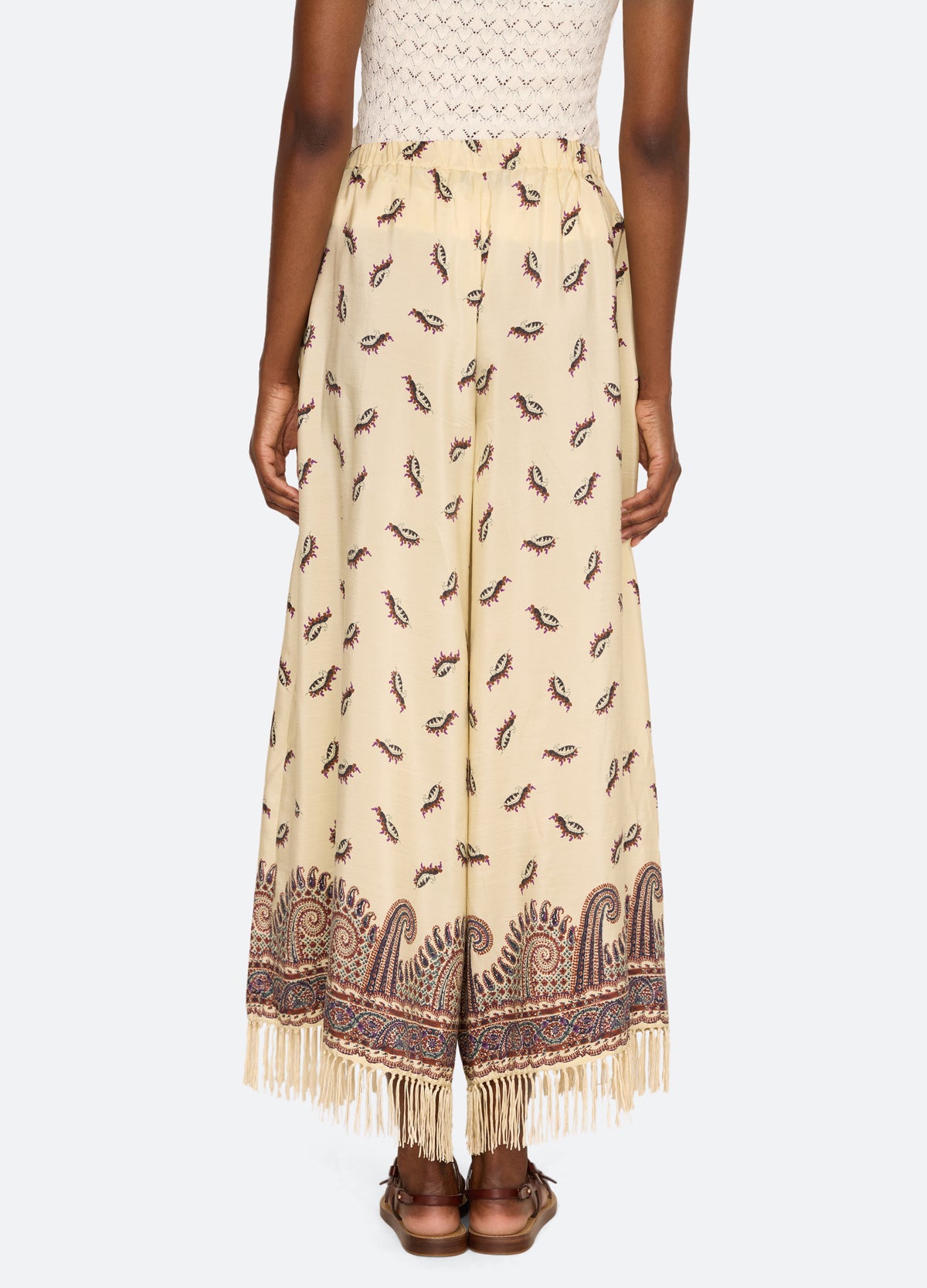 cream-ellery pants-back view - 3