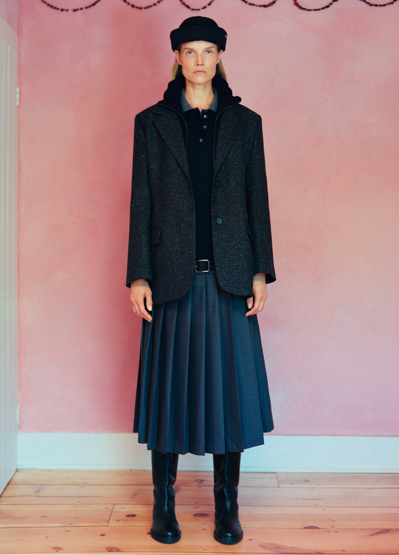 charcoal-kayla skirt-editorial view - 2