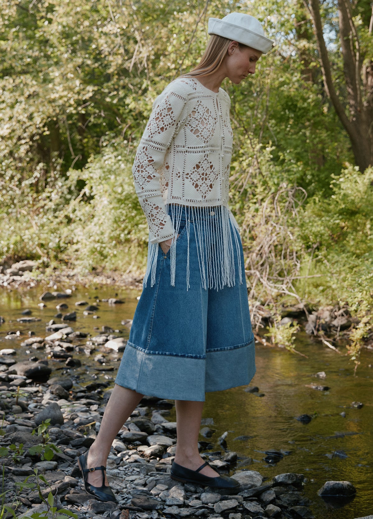 blue-lane culottes-editorial view