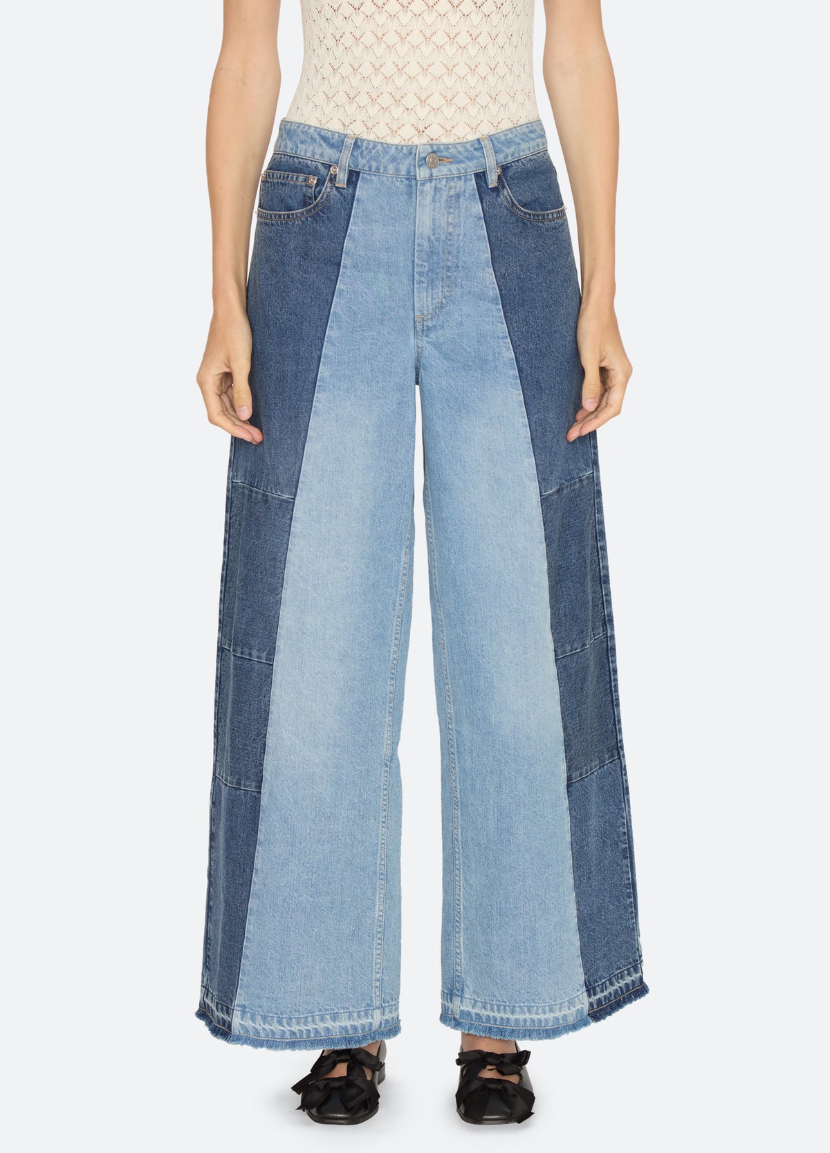 blue-lane jeans-front view