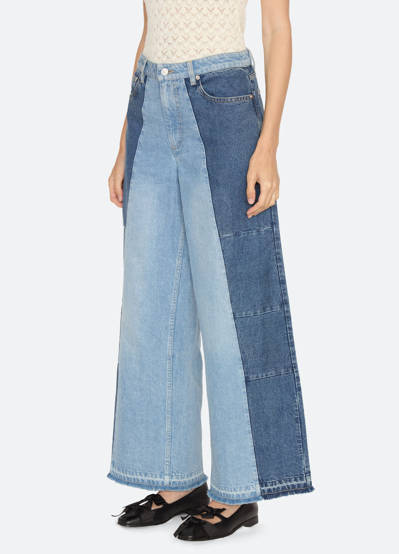 blue-lane jeans-three quarter view - 6