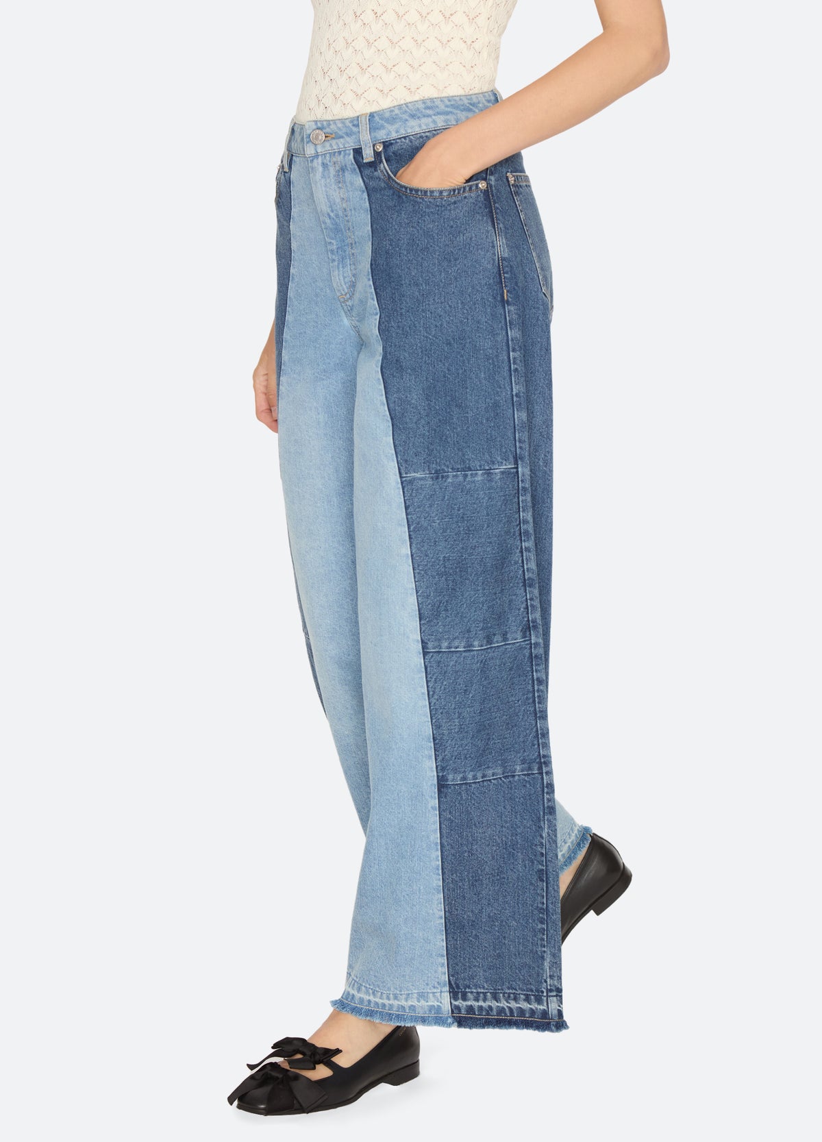 blue-lane jeans-walking view - 7