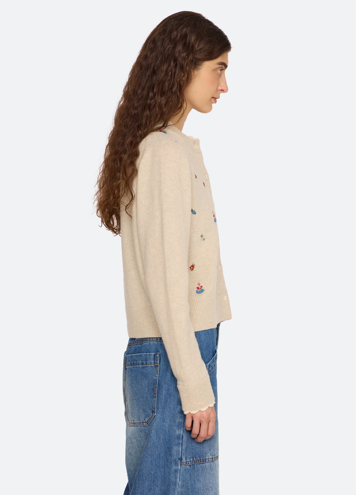 natural-liana cardigan-side view - 4