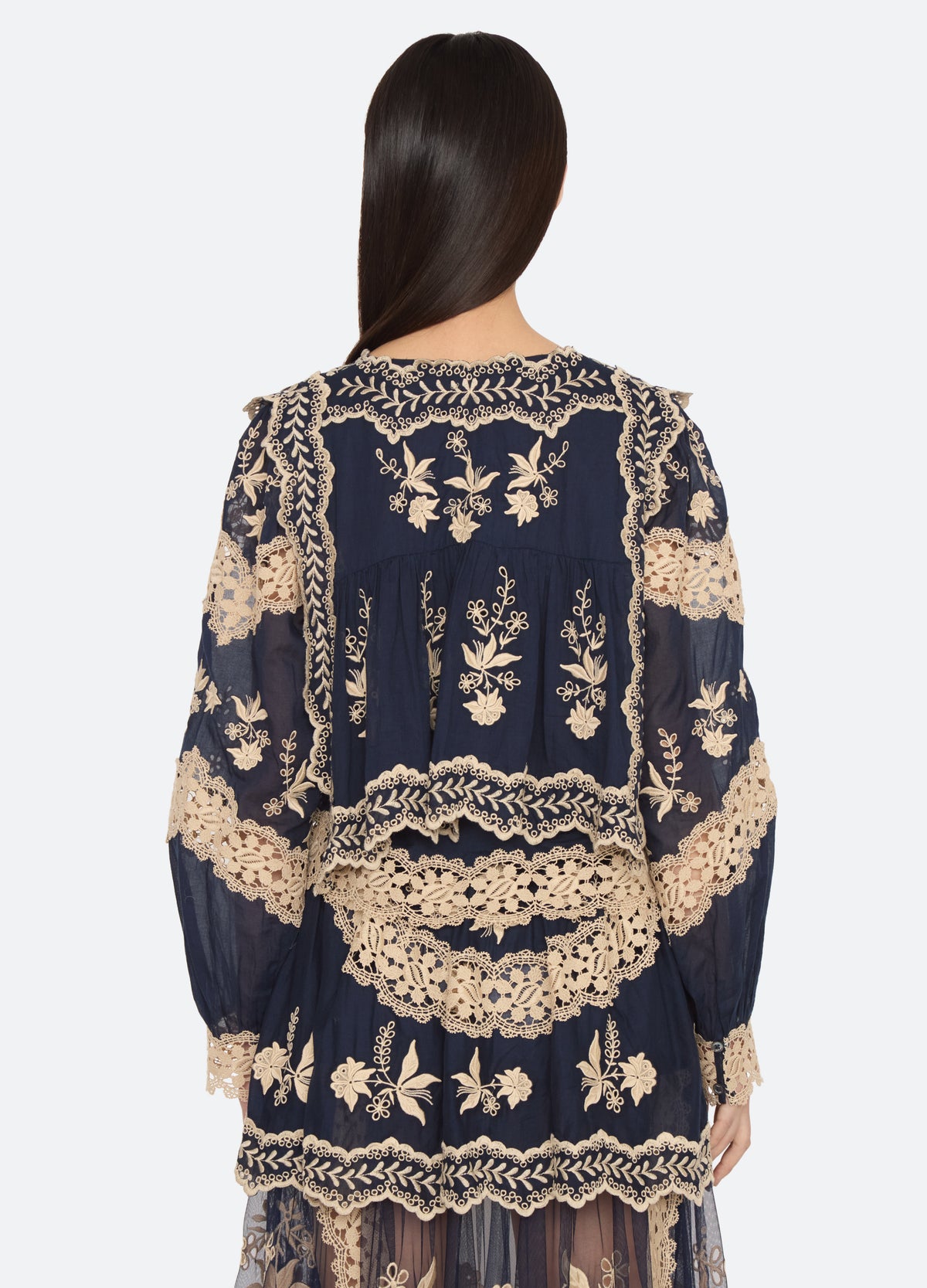 blue-lovena l/s top-back view - 4