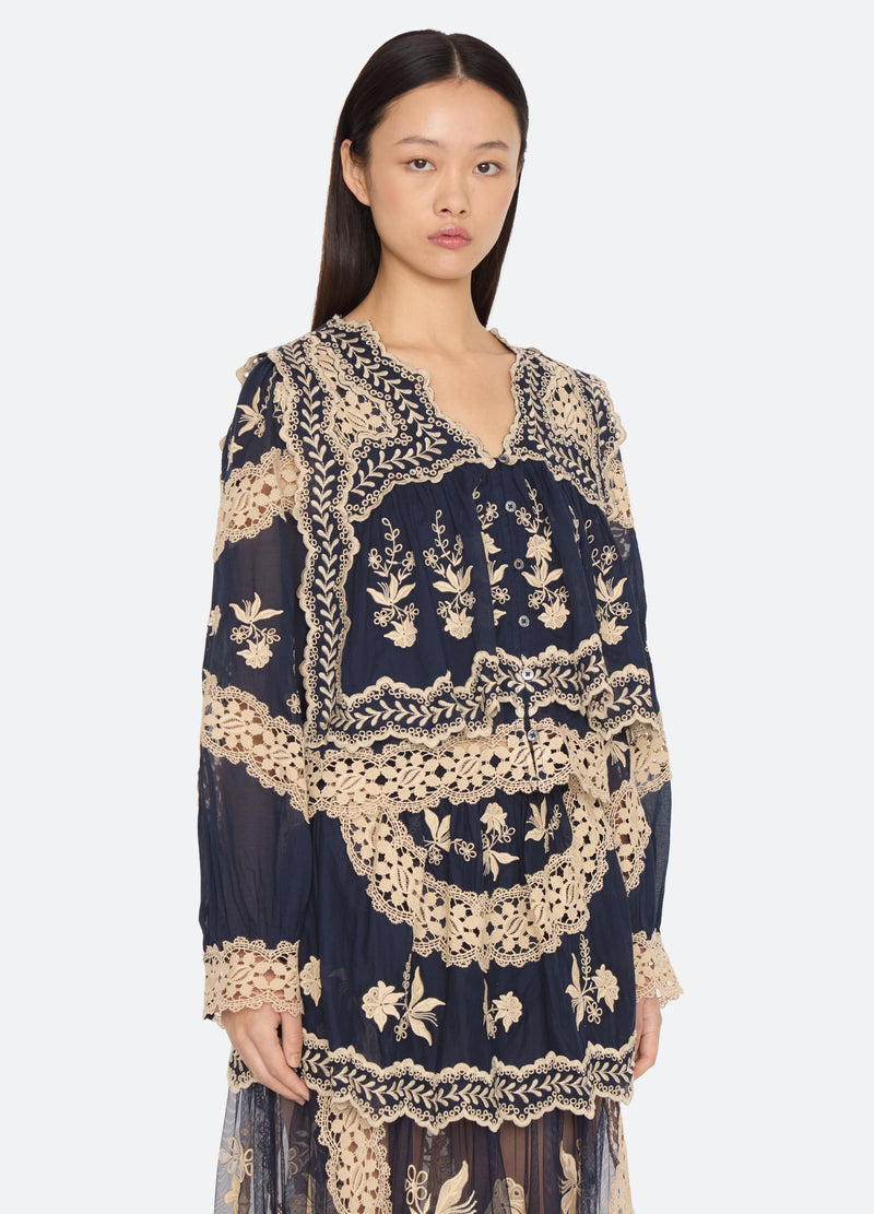 blue-lovena l/s top-three quarter view - 6
