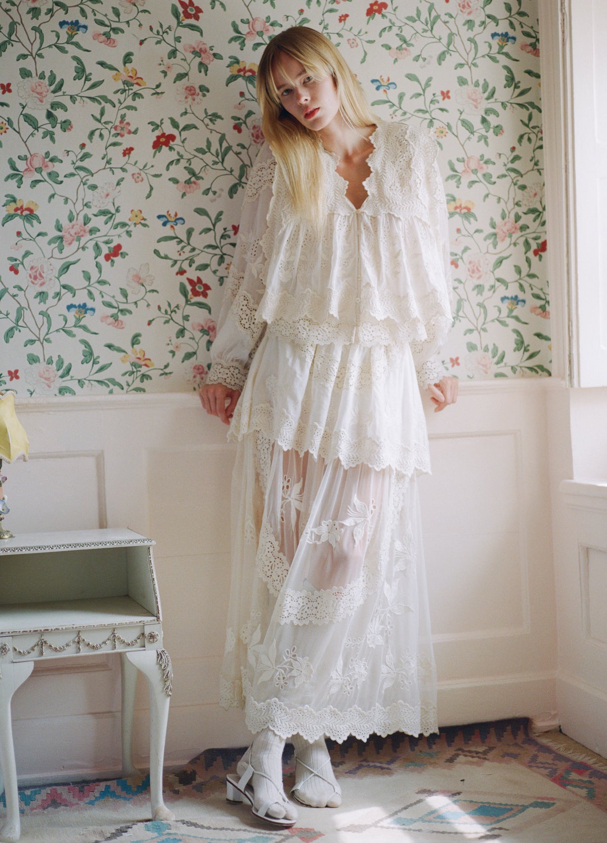 cream-lovena skirt-editorial view - 9