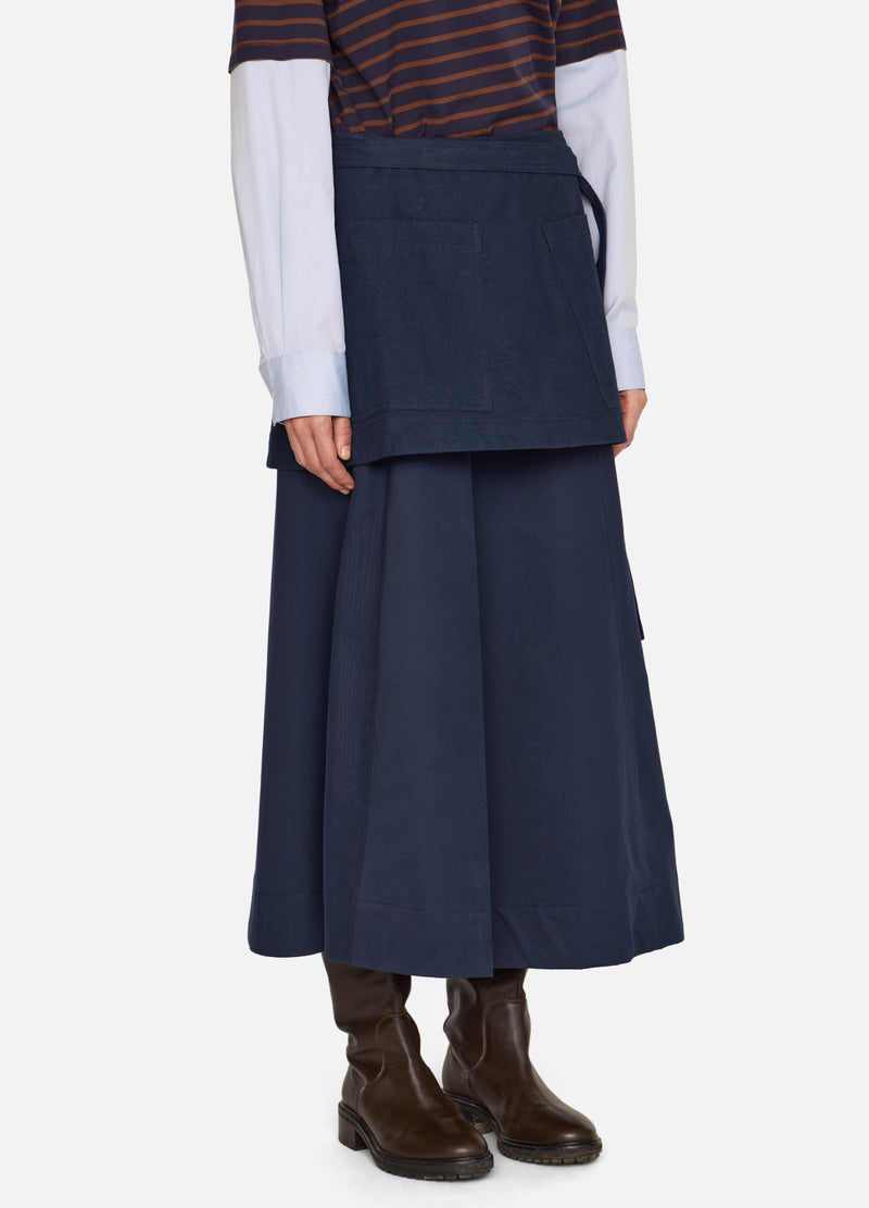navy-mathias skirt-three quarter view - 5