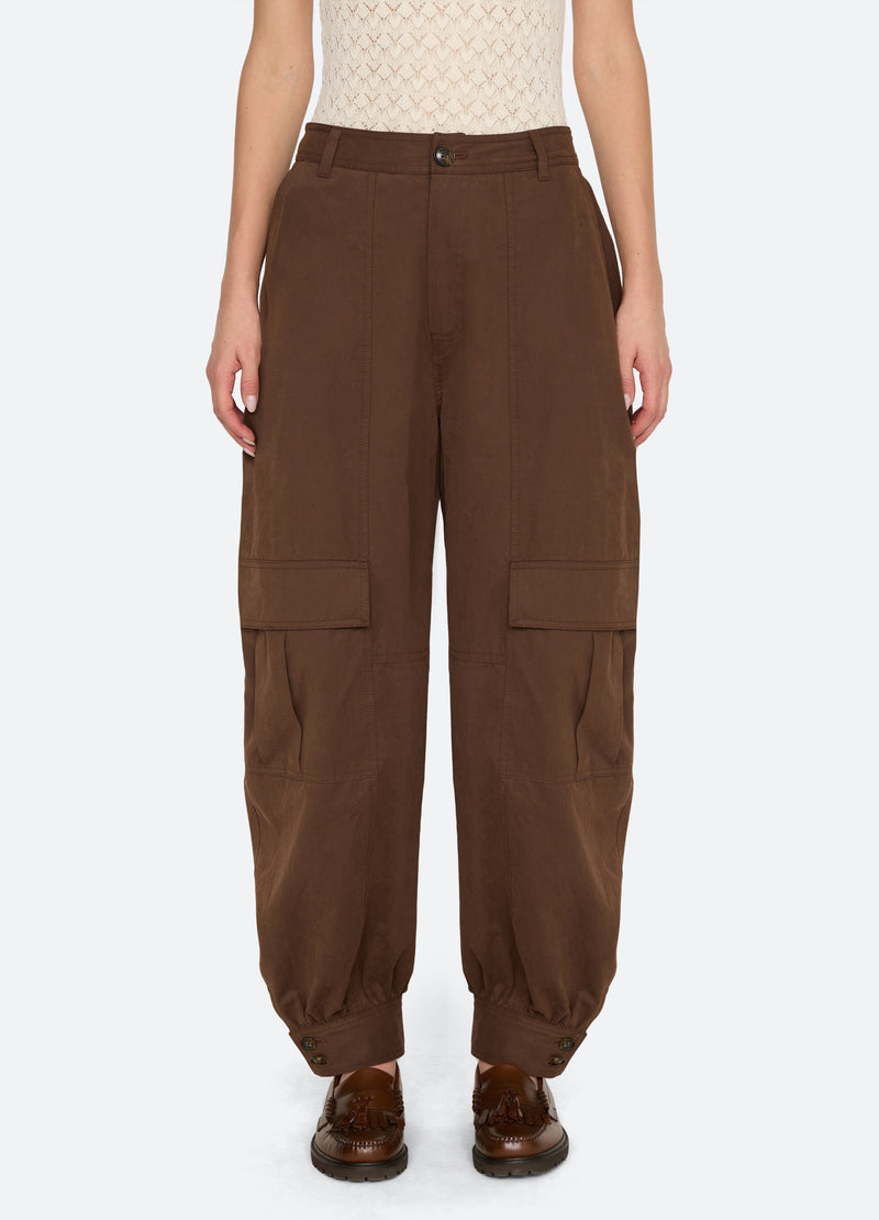 brown-mathias pants-front view - 2