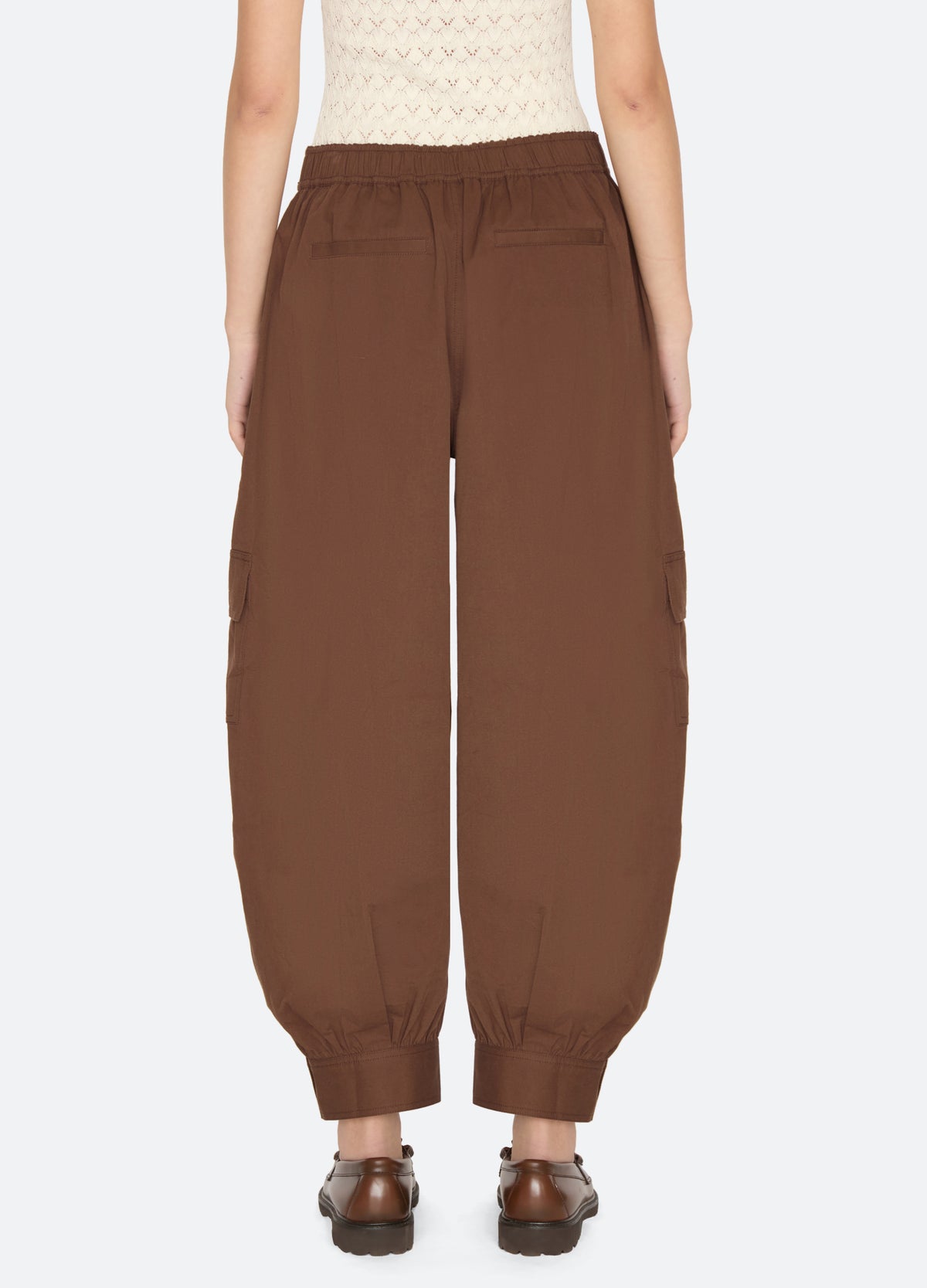 brown-mathias pants-back view - 6