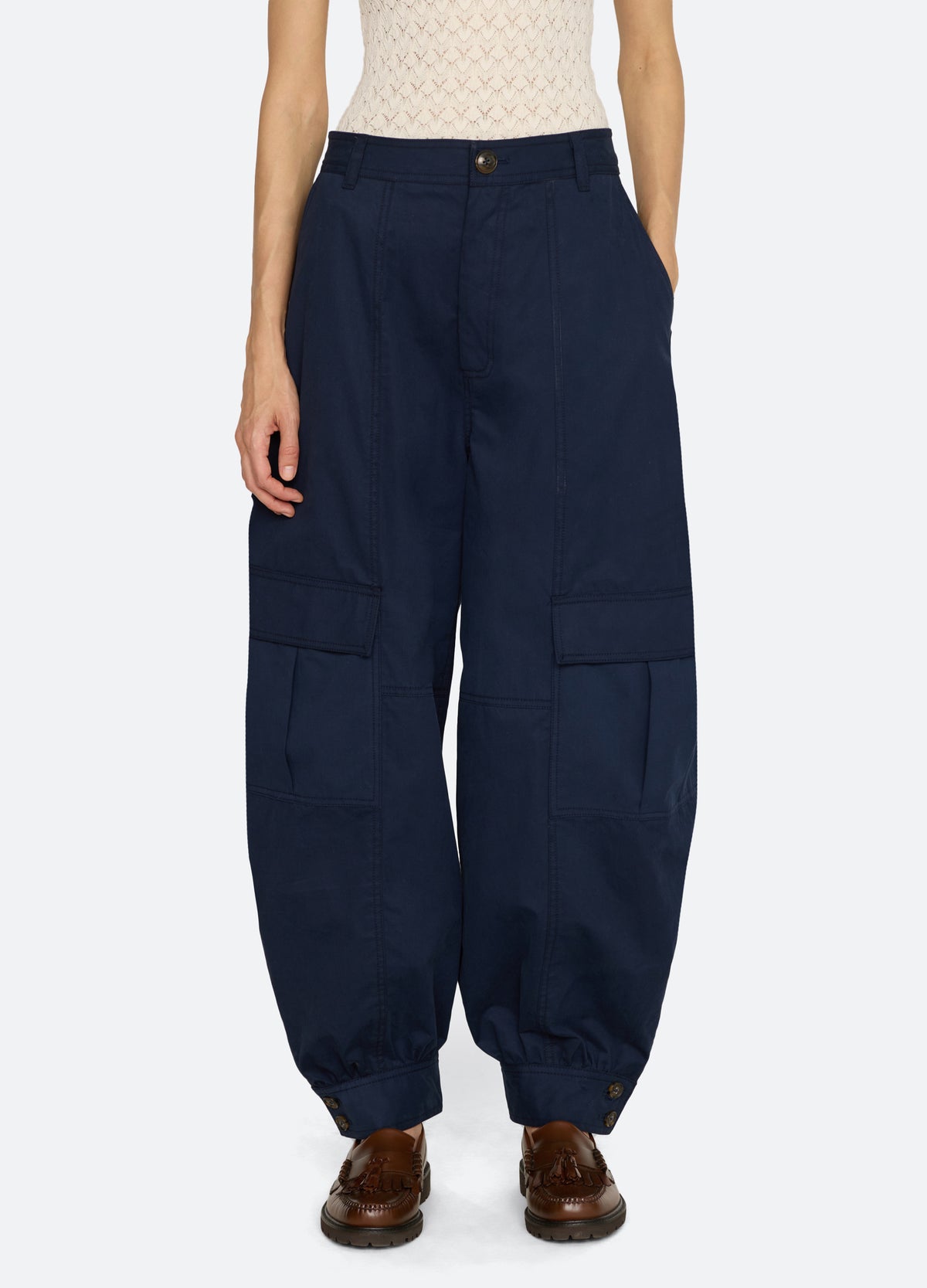 navy-mathias pants-front view - 7