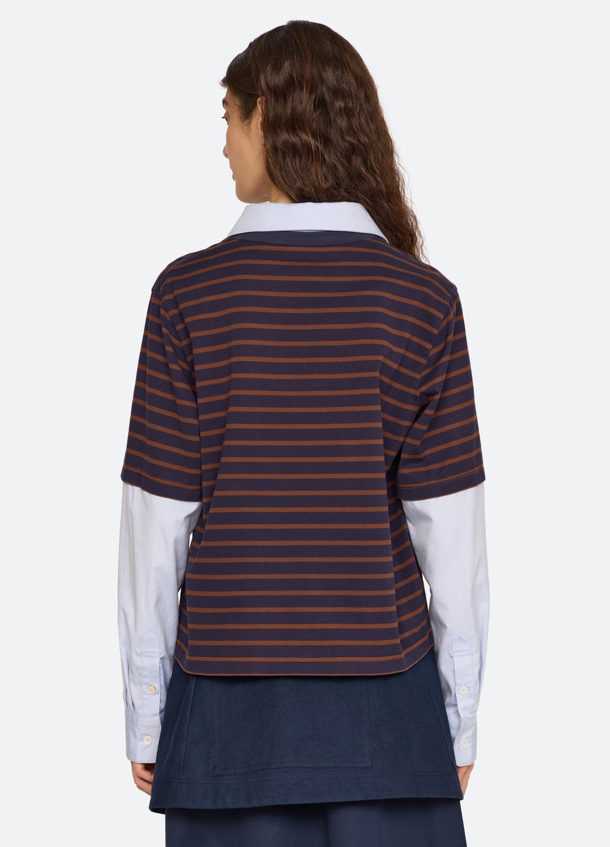 brown-perrie shirt-back view - 3