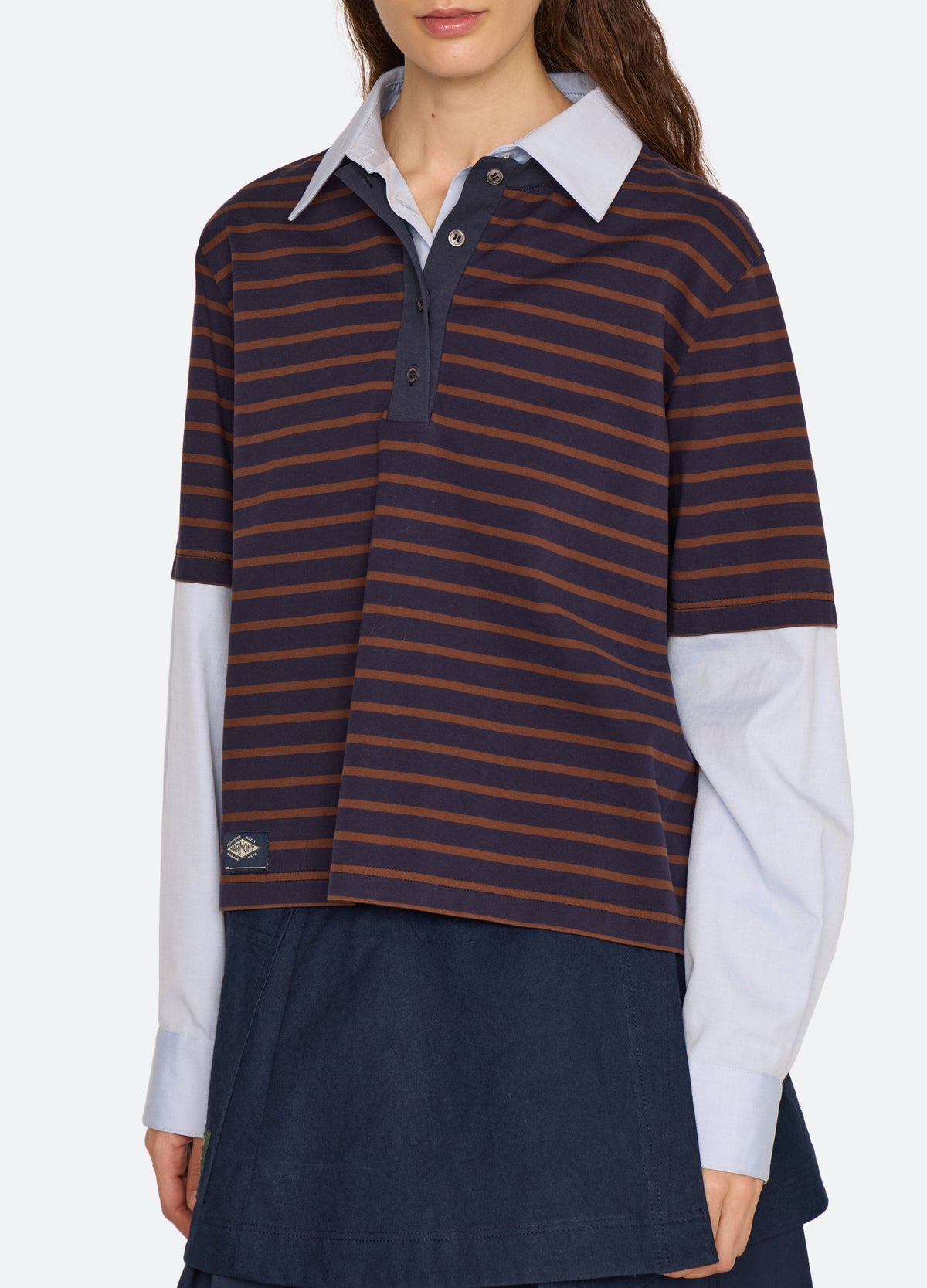 brown-perrie shirt-detail view - 6