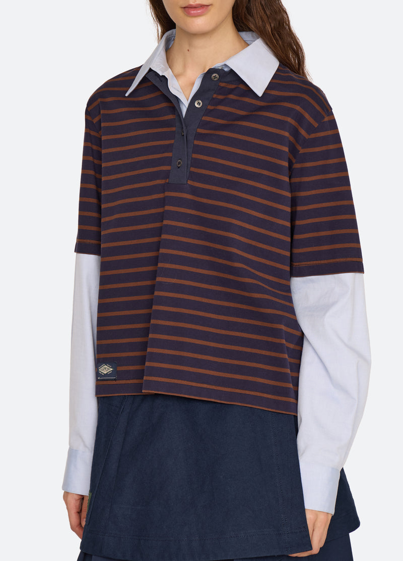 brown-perrie shirt-detail view - 6