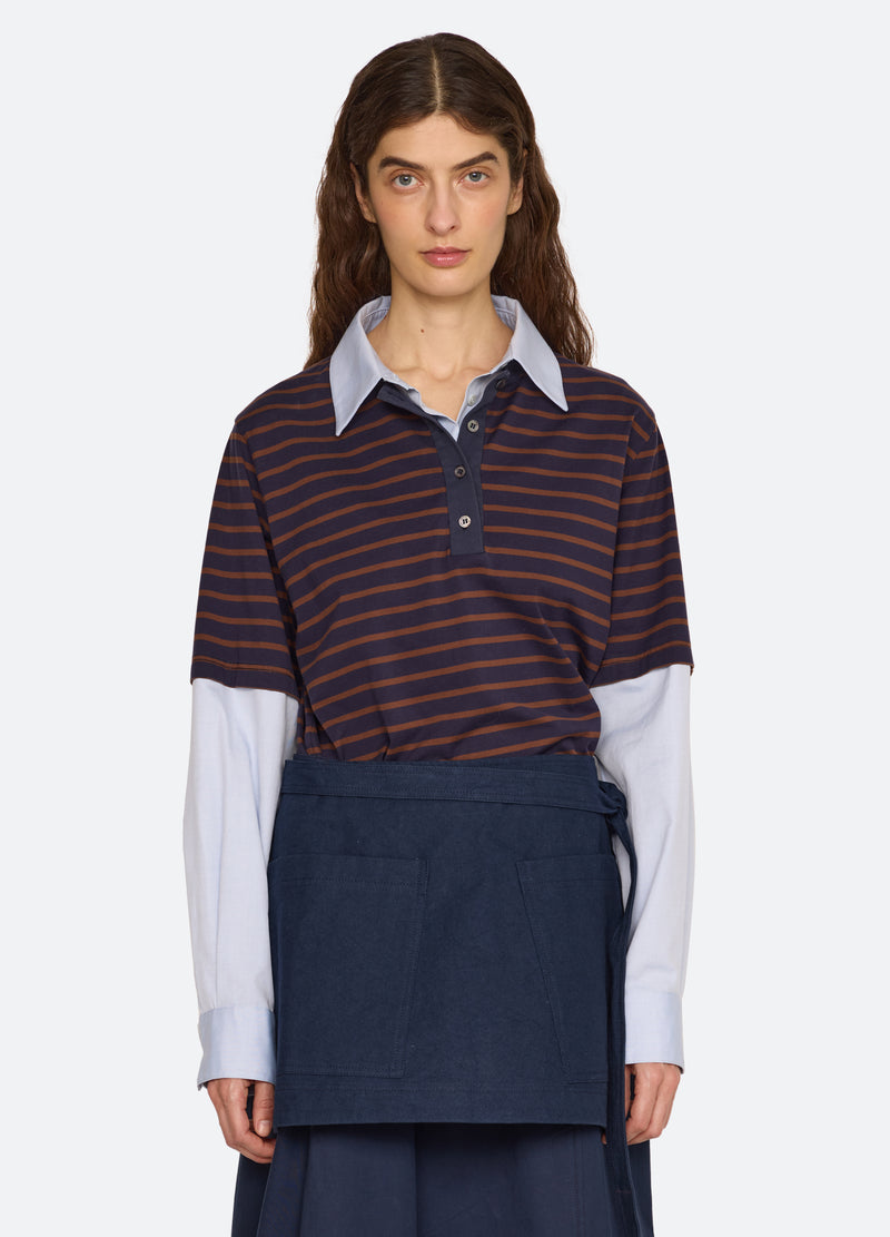 brown-perrie shirt-front view 2 - 7