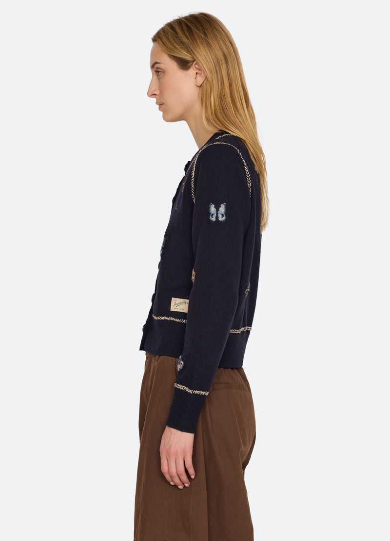 navy-perrie cardigan-side view 2 - 5