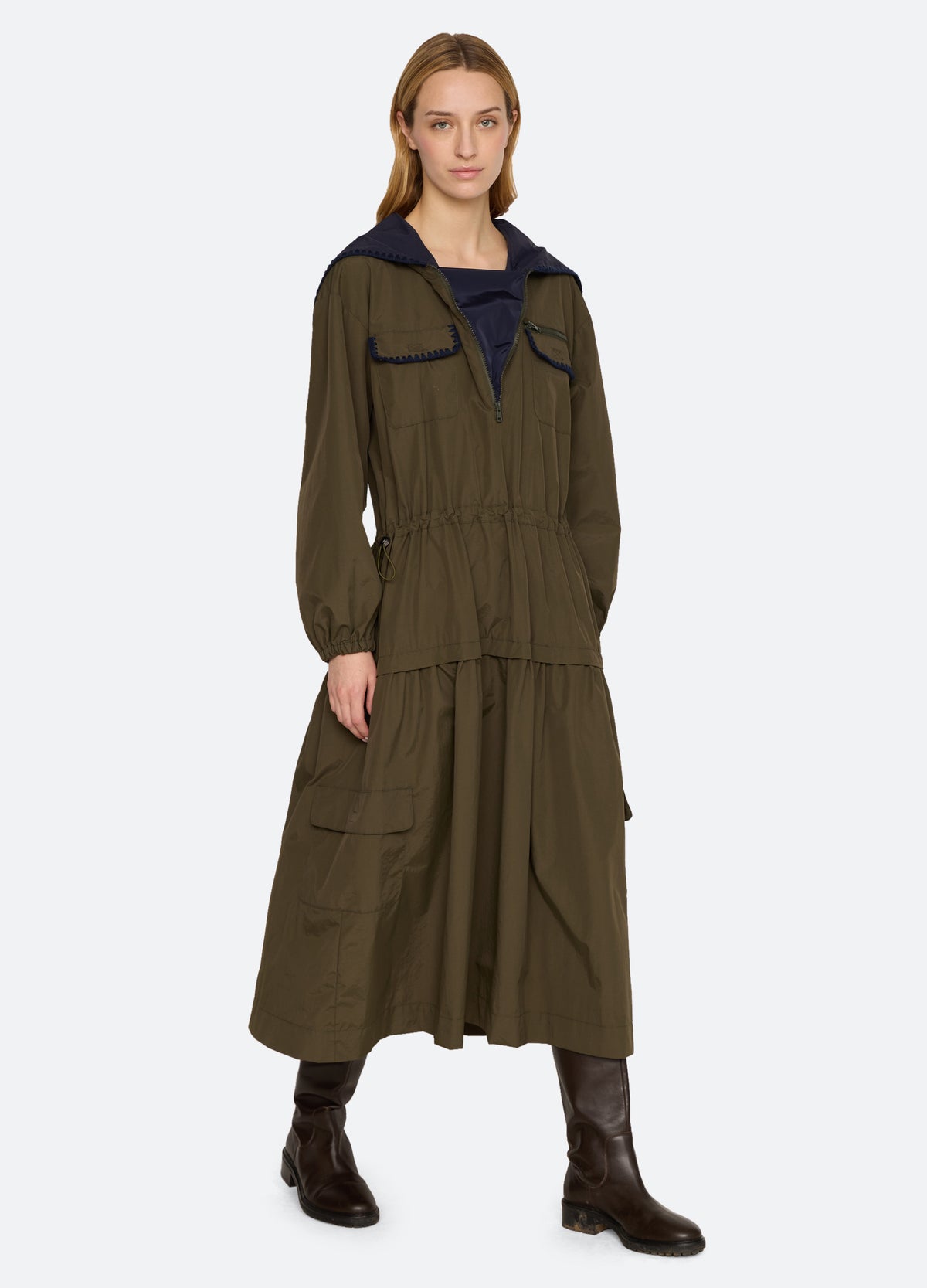 olive-perrie dress-walking view - 2