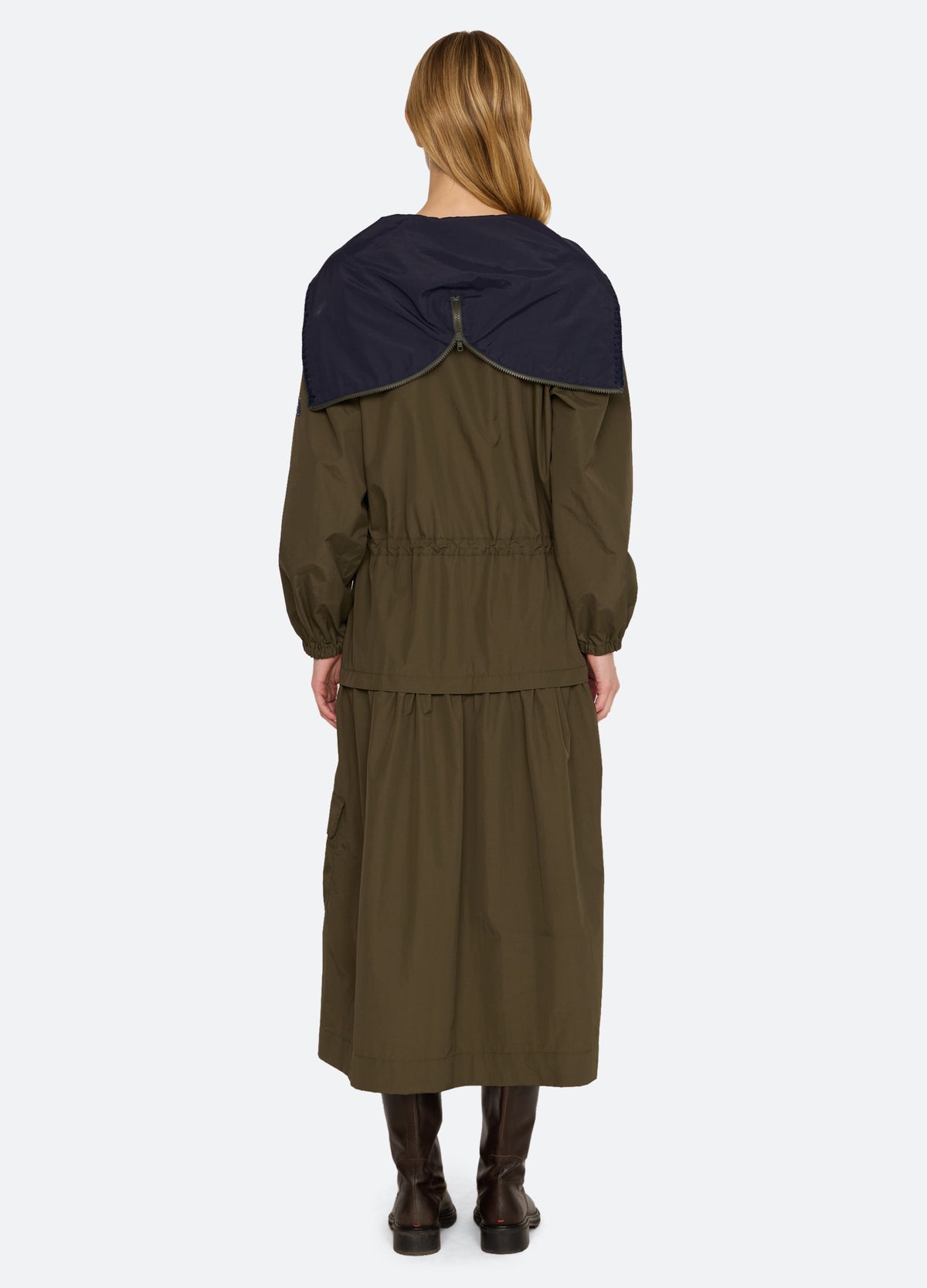 olive-perrie dress-back view - 3