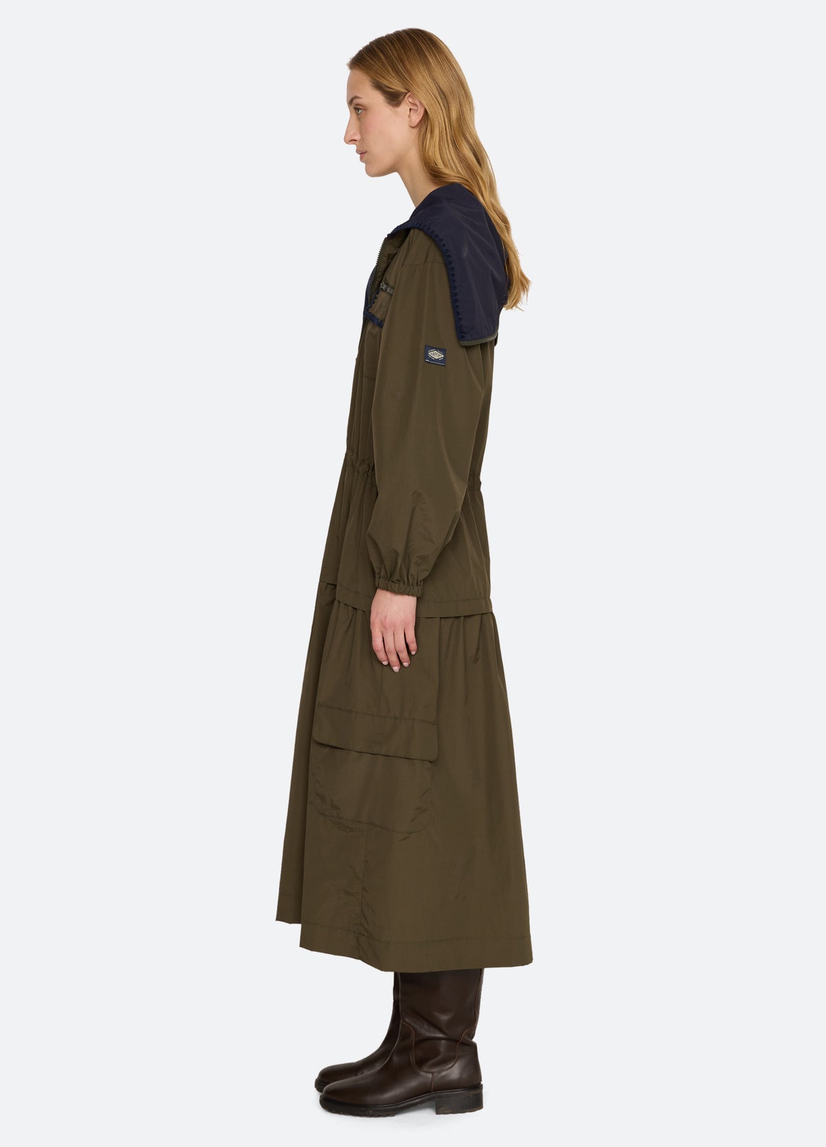 olive-perrie dress-side view - 4