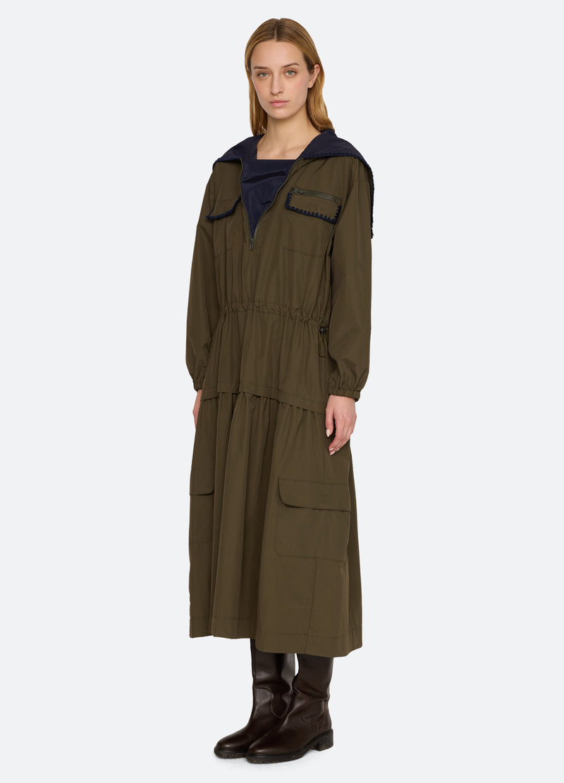 olive-perrie dress-three quarter view - 5