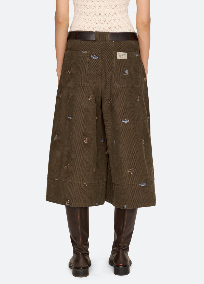 olive-perrie culottes-back view - 4