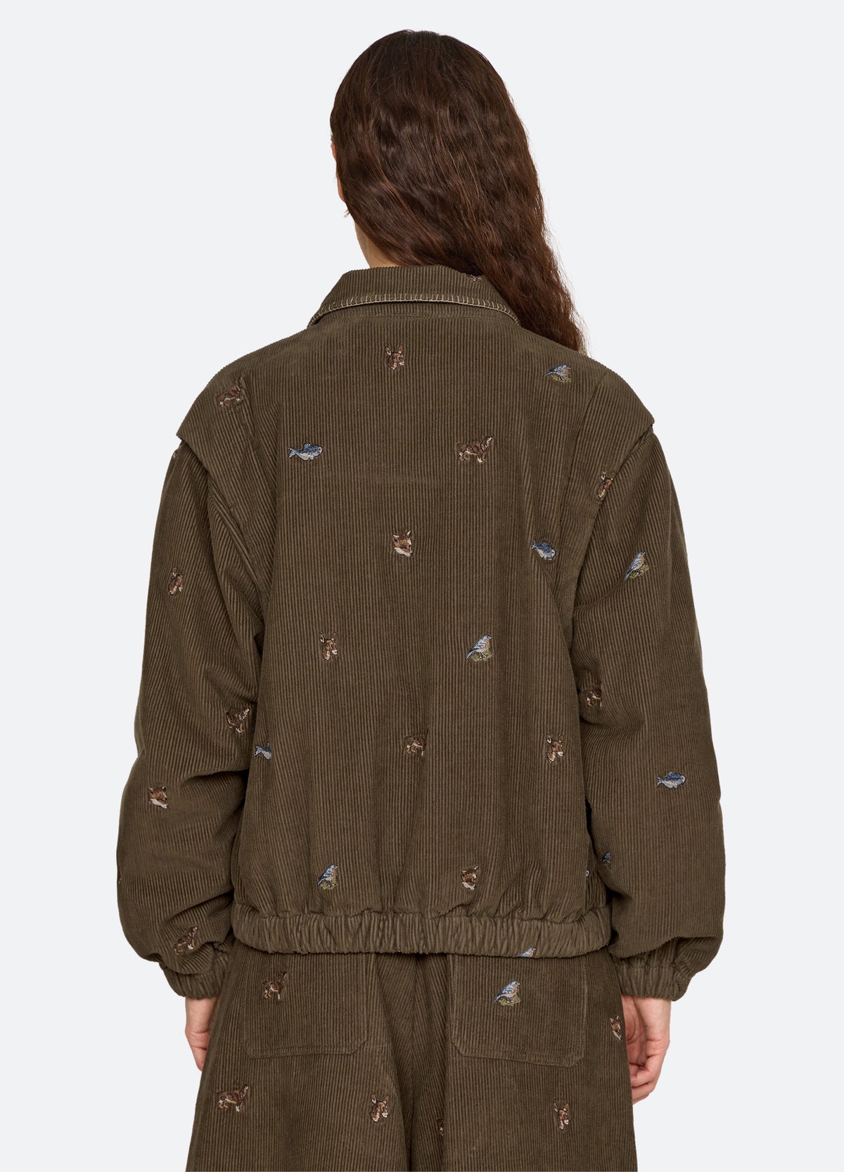olive-perrie jacket-back view - 3