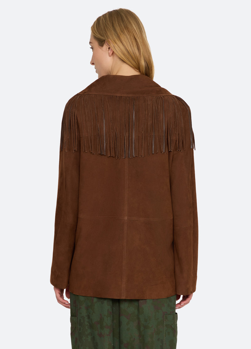 cognac-samantha jacket-back view - 4
