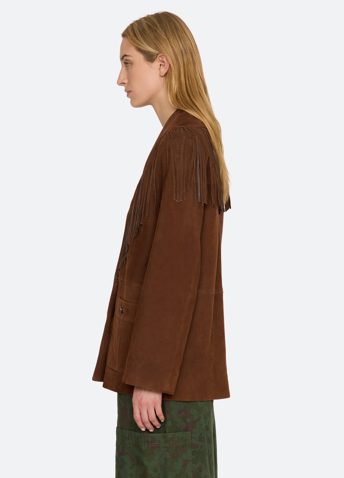 cognac-samantha jacket-side view - 5
