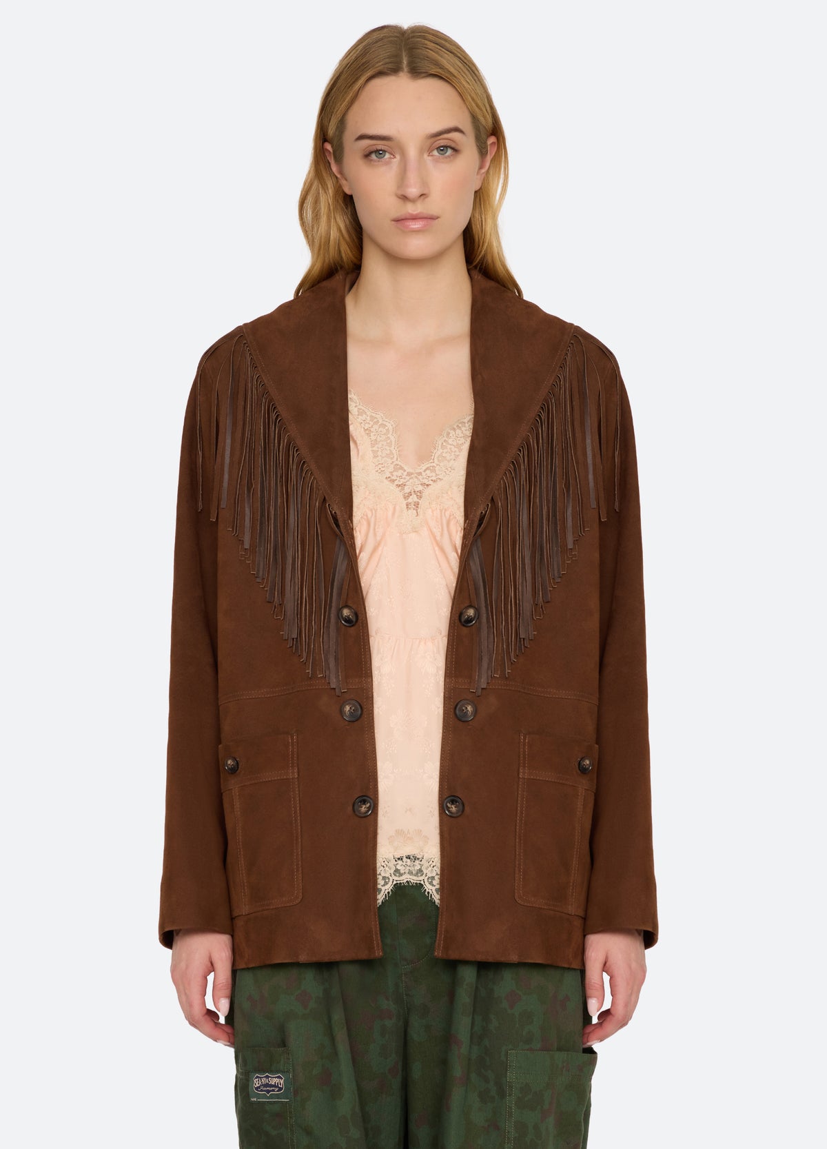 cognac-samantha jacket-front view 2 - 7