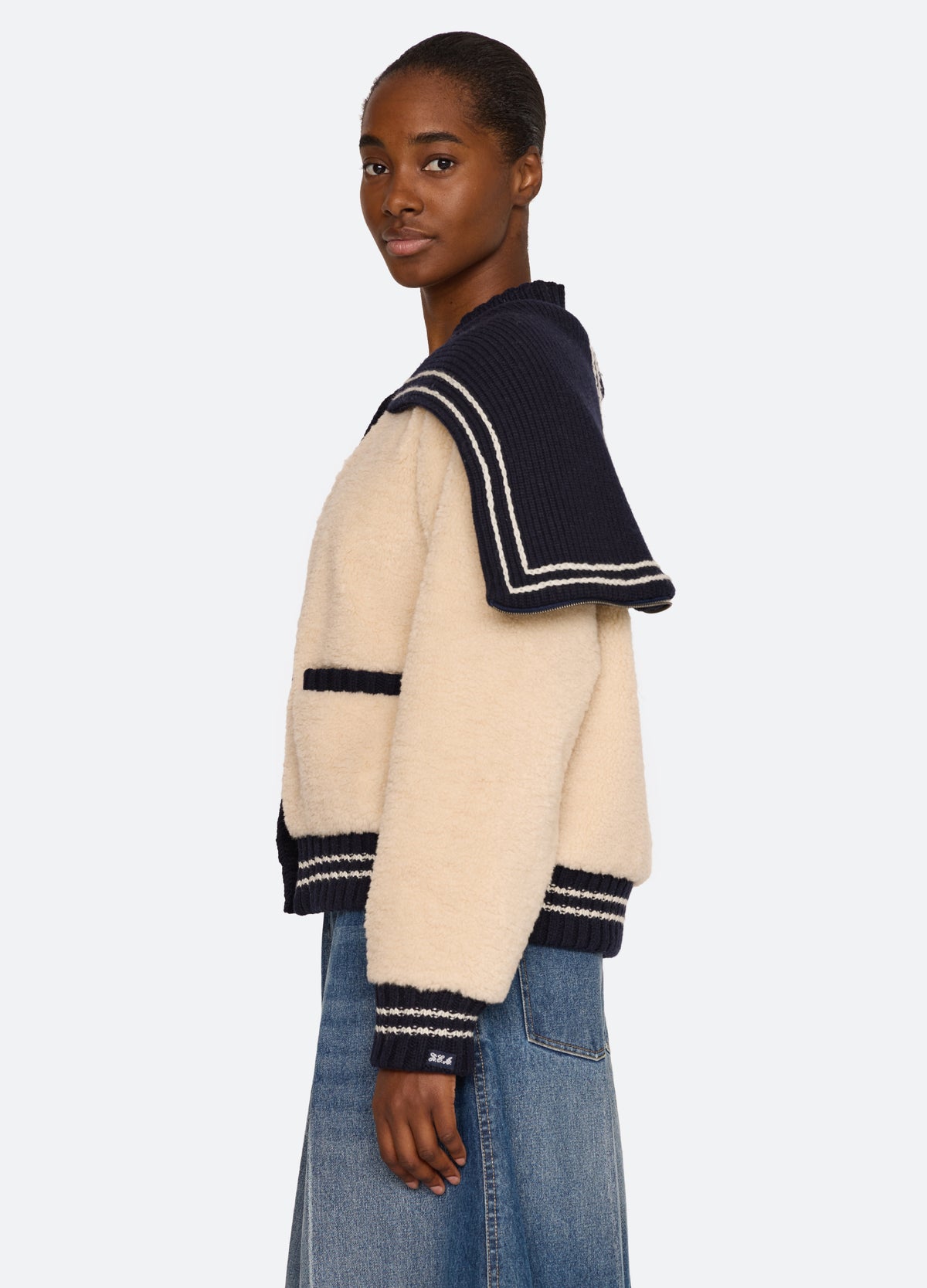 cream-stefanie jacket-side view - 4