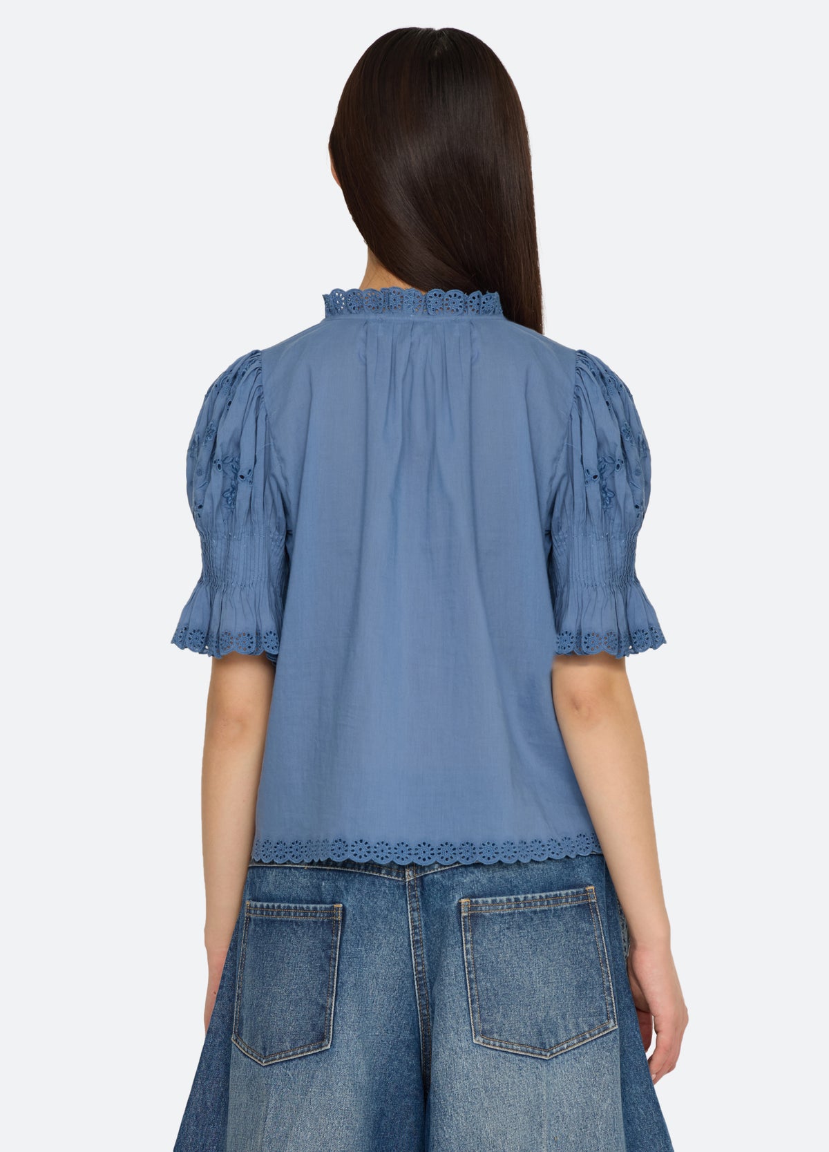 blue-taegan top-back view - 2