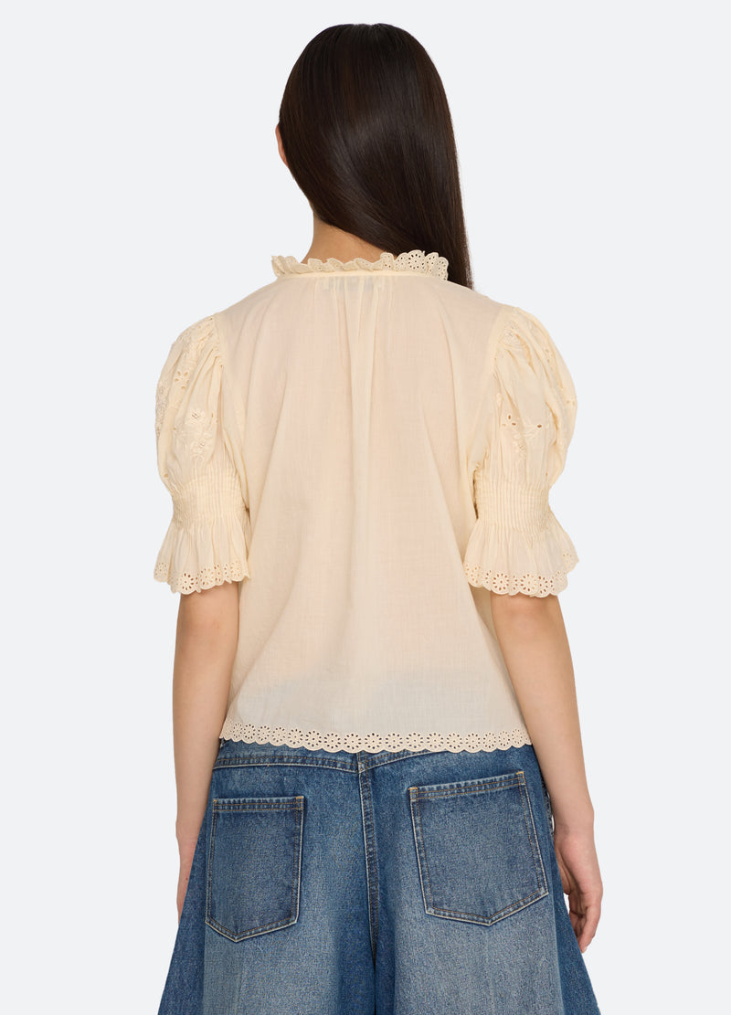 cream-taegan top-back view - 9