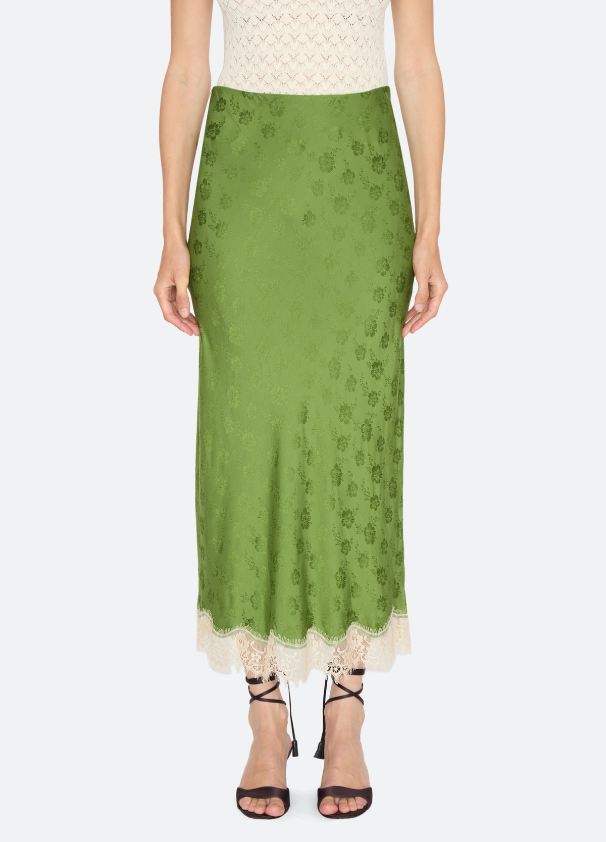 green-ethel skirt-front view - 2