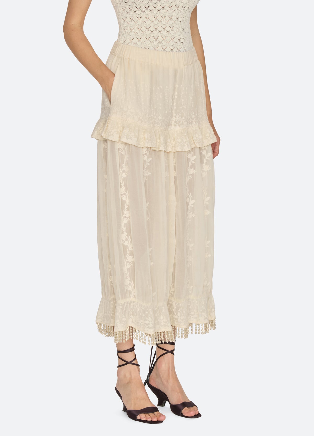 cream-gertrude pants-three quarter view - 6