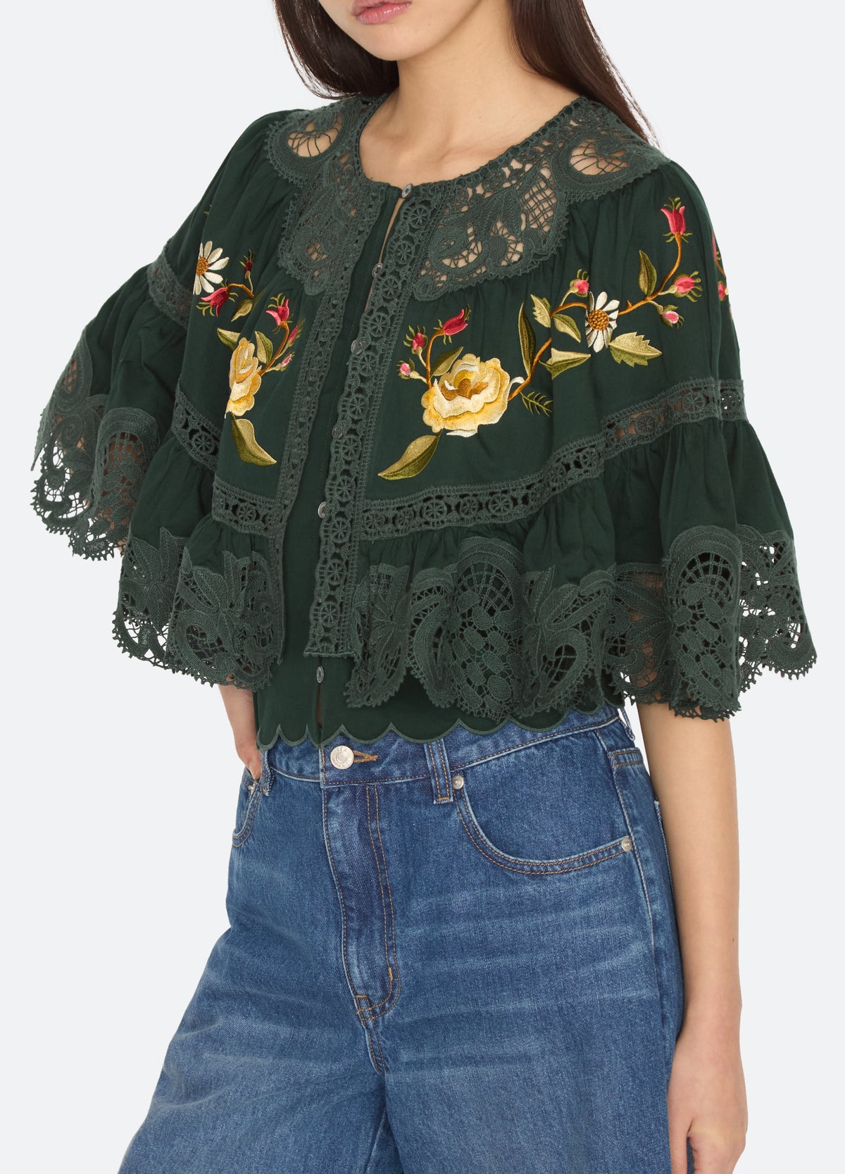 green-shira top-detail view - 5