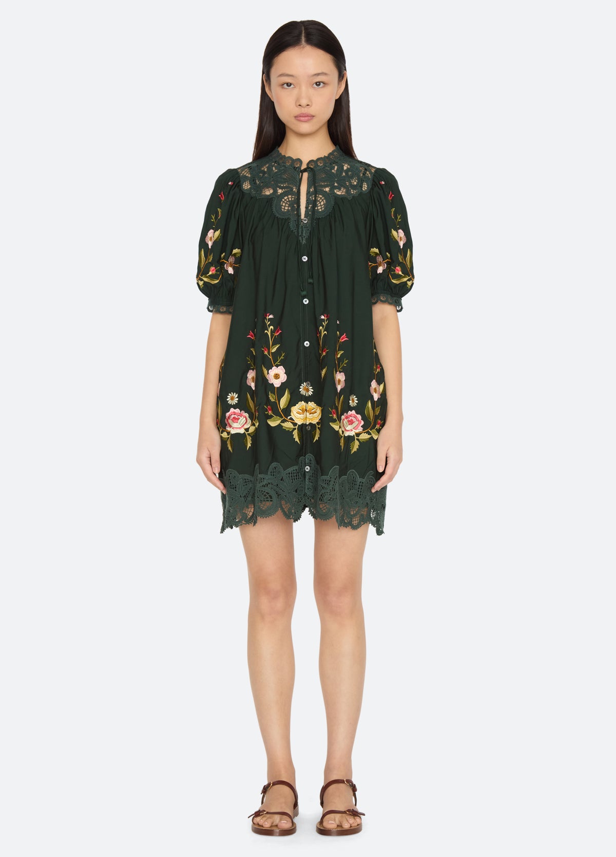 green-shira dress-front view 2 - 6